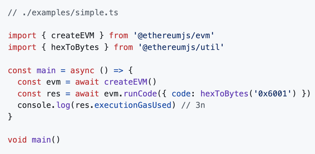 TypeScript EVM - Code Example